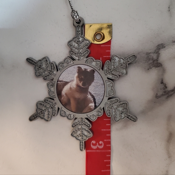 Metal Snowflake Christmas Ornament Custom Made - Picture 5 of 11